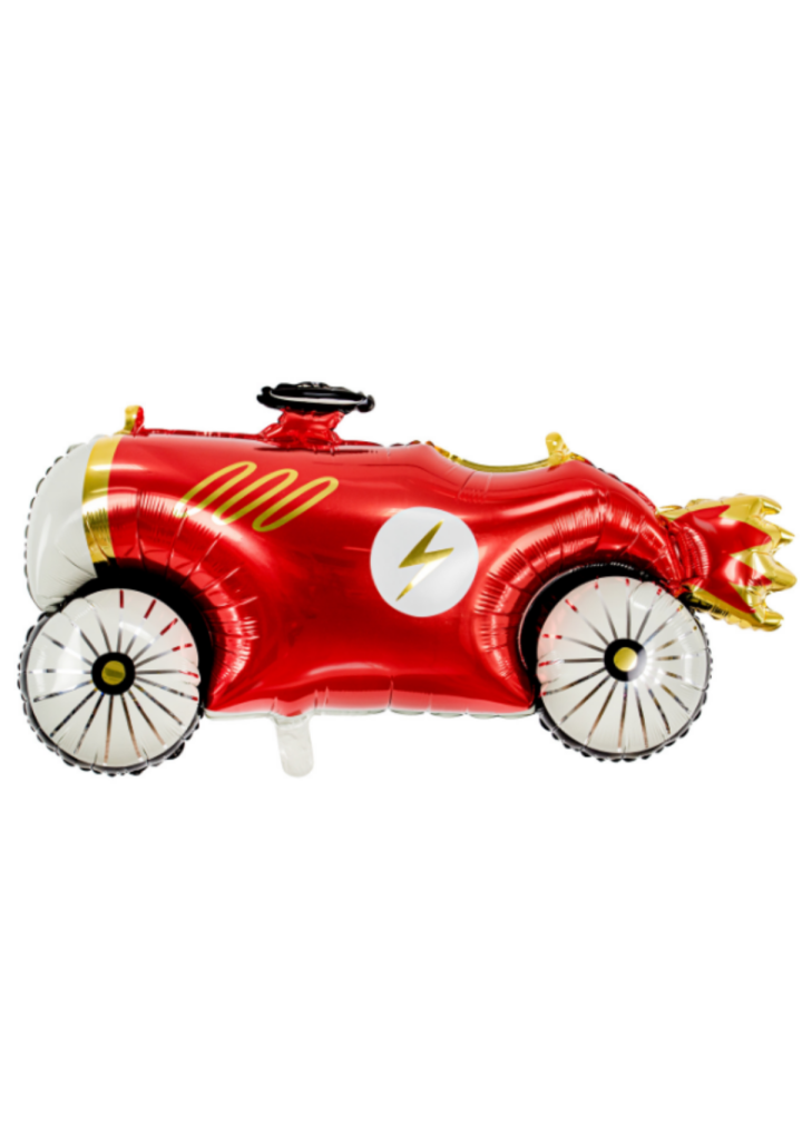 Balon foliowy AUTO czerwone oldtimer 